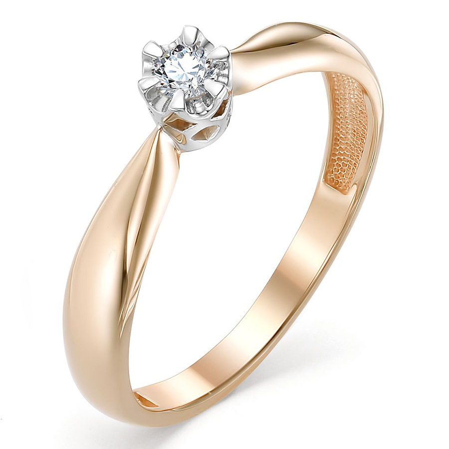 Кольцо, золото, бриллиант, 3095-110